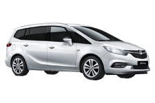 Car Hire Ealing - Vauxhall Zafira 5 + 2 - Minibus hire Ealing